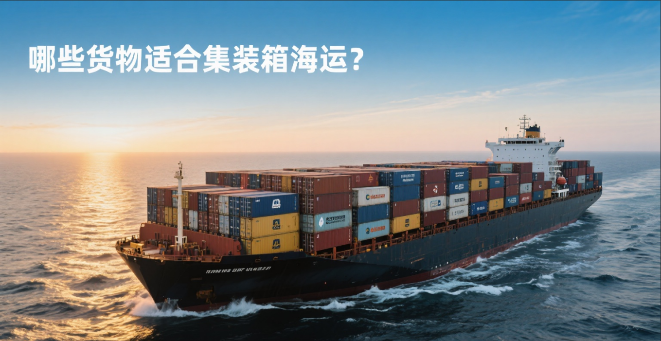 哪些貨物適合集裝箱海運？